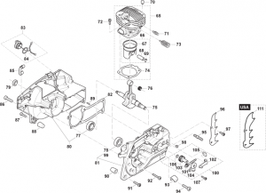 Cylinder, Crankcase-1