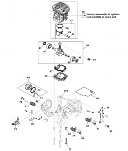 Cylinder, Piston, Crankcase