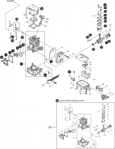 Cylinder, Piston, Muffler